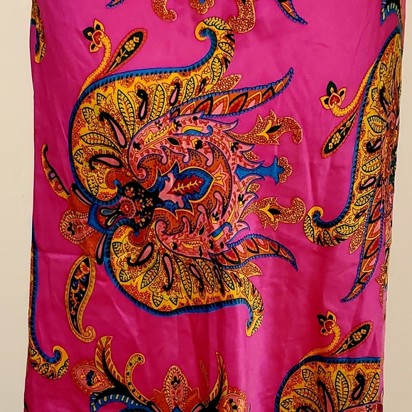 GUC Ticci Tonetto Women's Petite 100% Silk Skirt - Picture 6 of 7